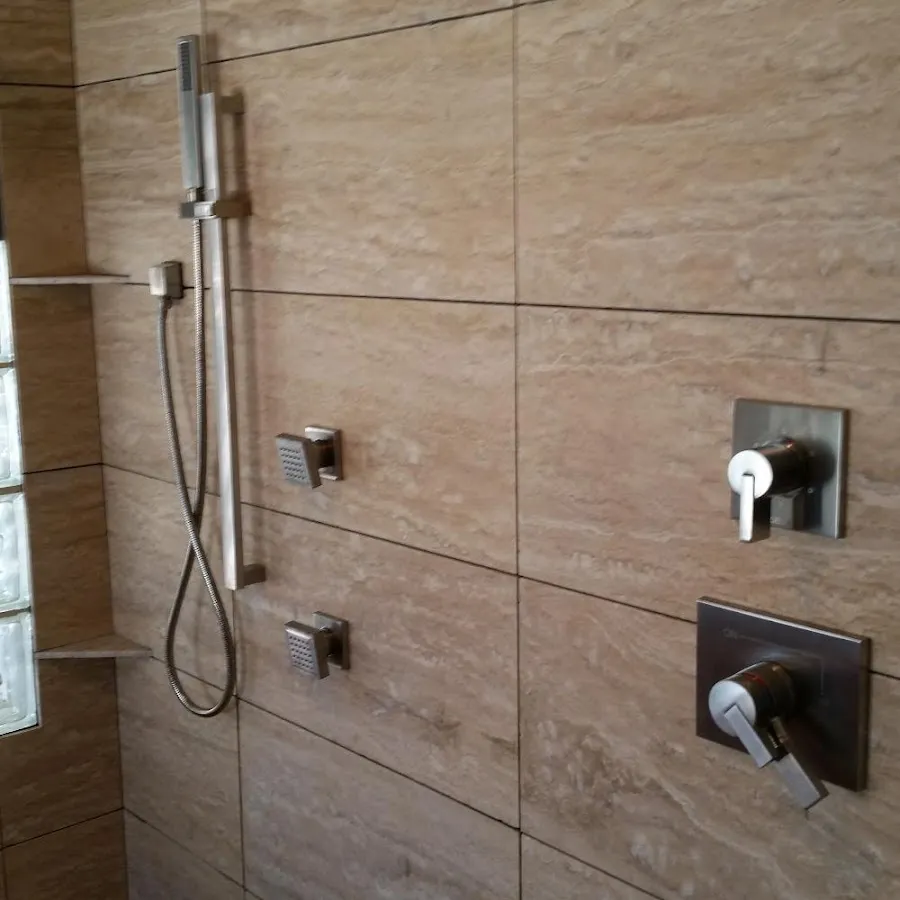 Shower fixture installation for Gas Line Repair in George Mason
